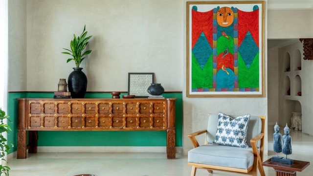 This Gurgaon home embraces the familial warmth of wood with an India-Modern aesthetic