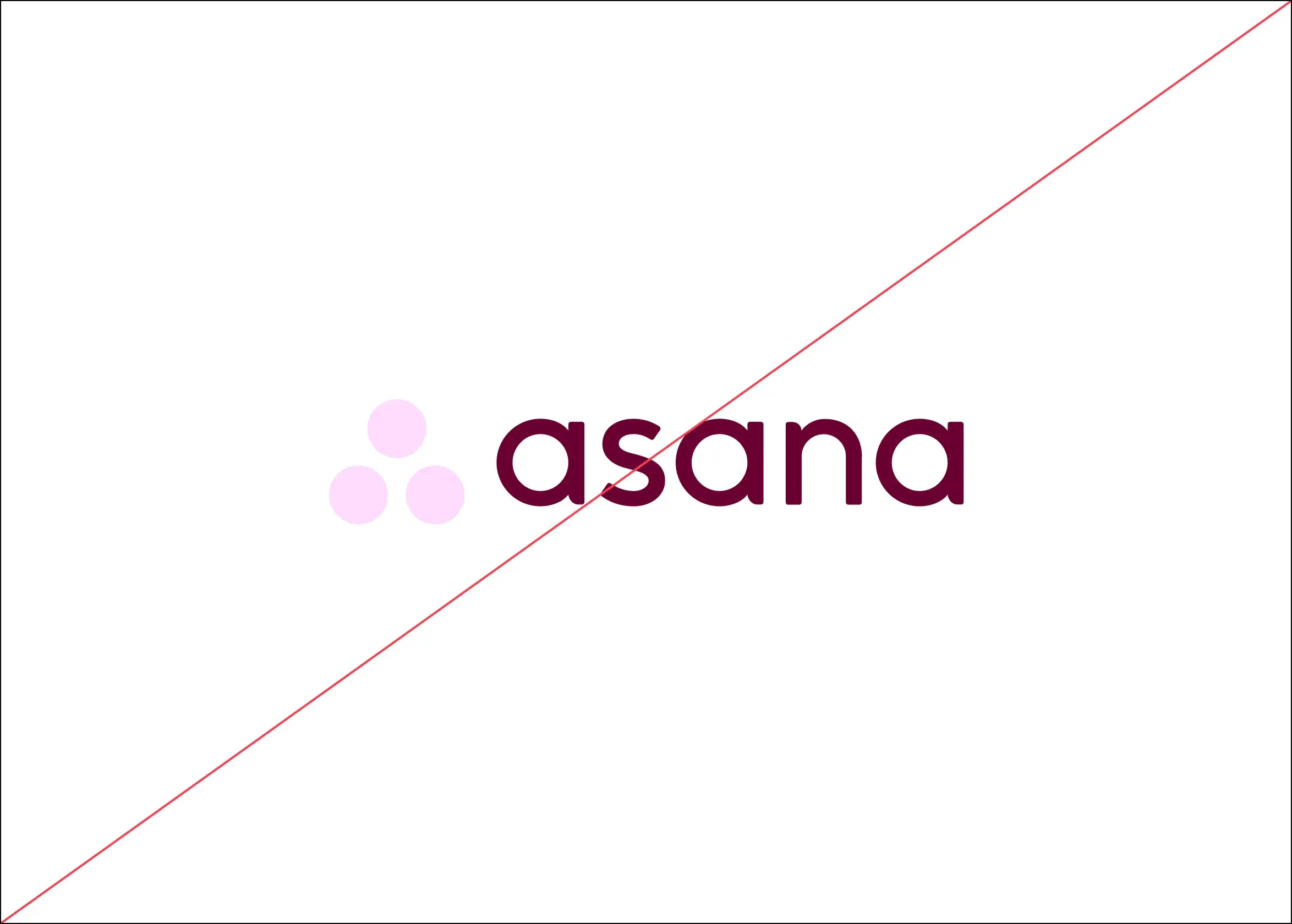 Asana brand mistakes - changed color