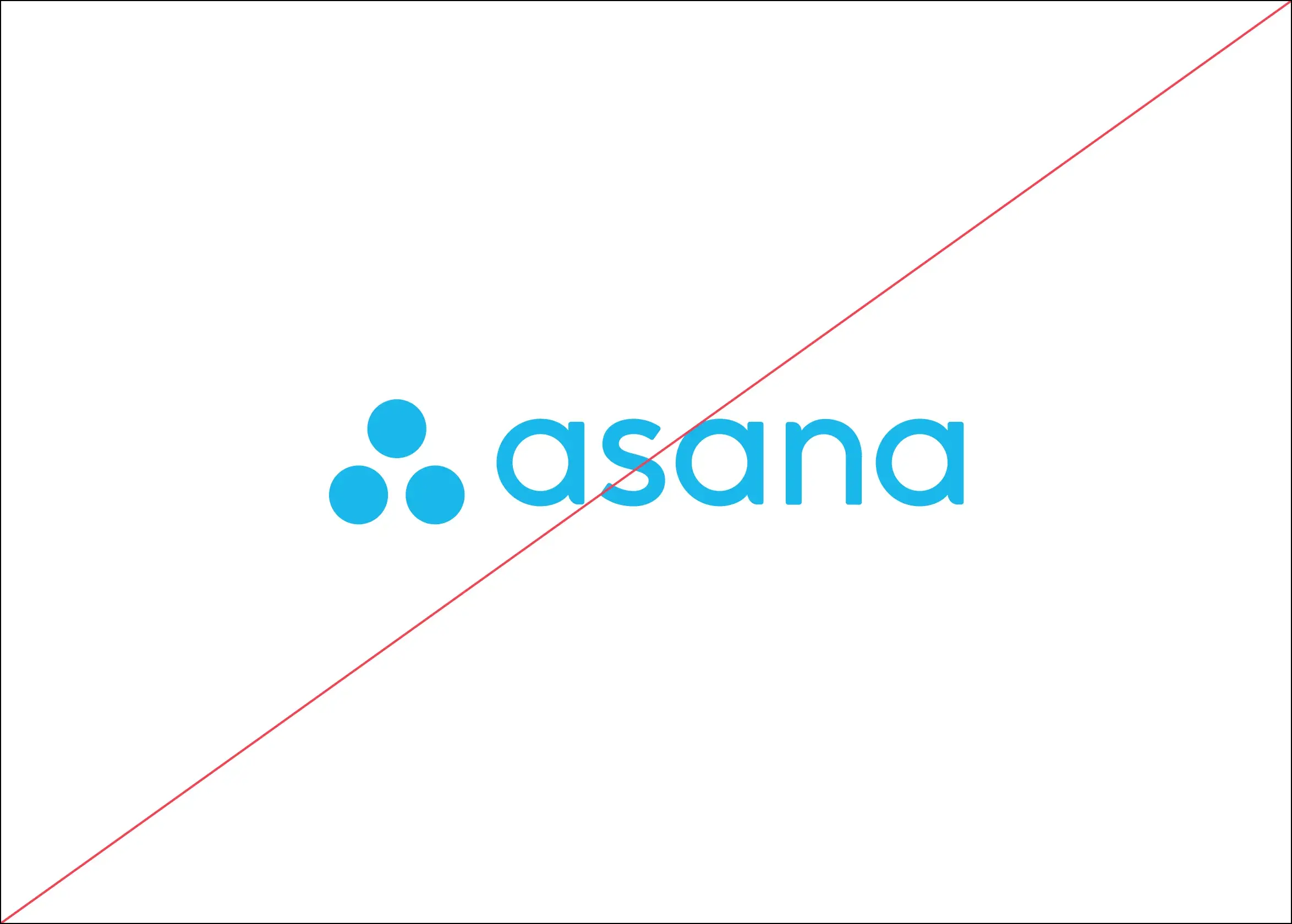 Asana brand mistake - partner color