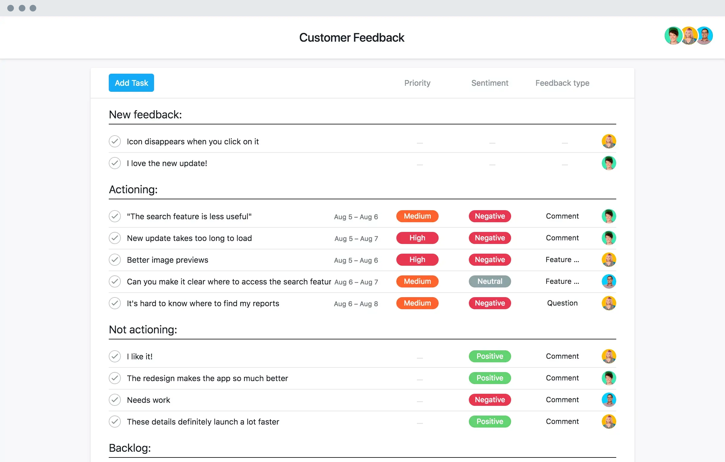 [Templates] Customer Feedback (card image)