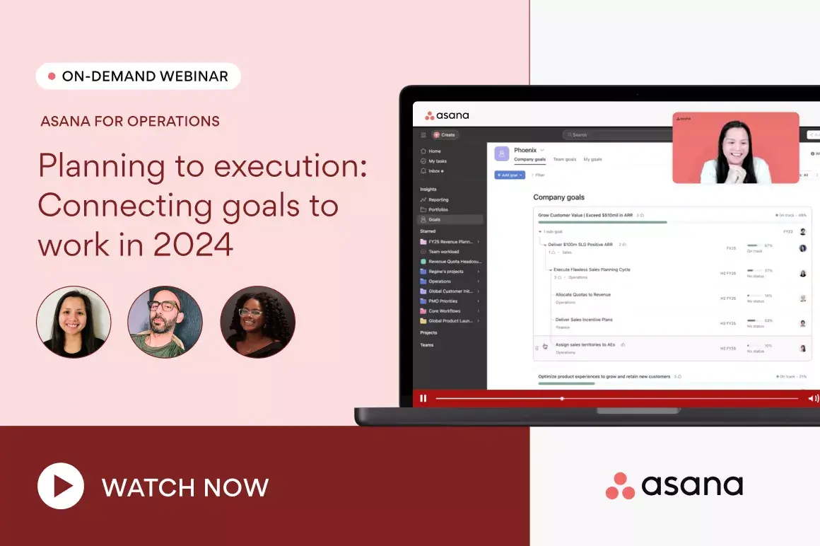 Planning to execution: Connecting goals to work in 2024