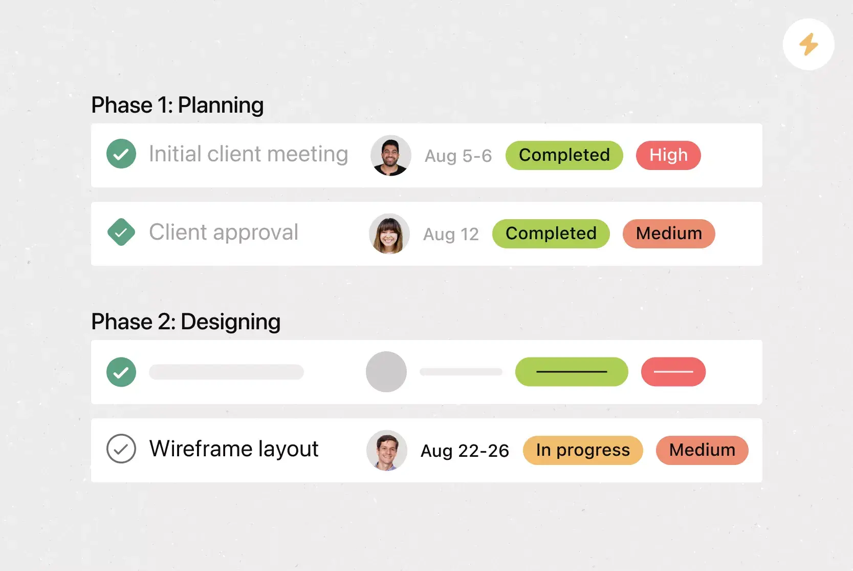 Implementation plan template card image