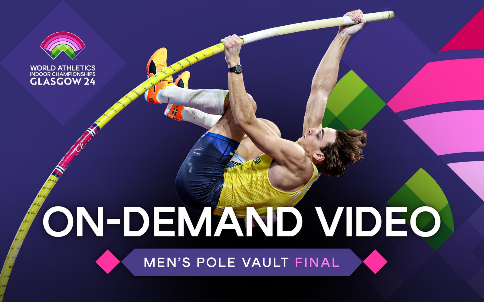 WIC Glasgow 24 replay - men pole vault final