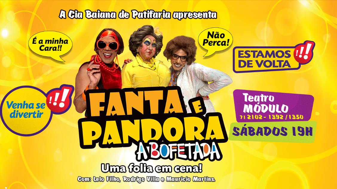 Banner FANTA E PANDORA, UMA FOLIA EM CENA