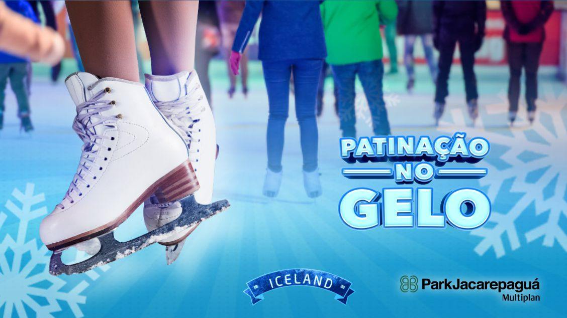 Banner ICELAND - PATINAÇÃO NO GELO PARKSHOPPING JACAREPAGUÁ