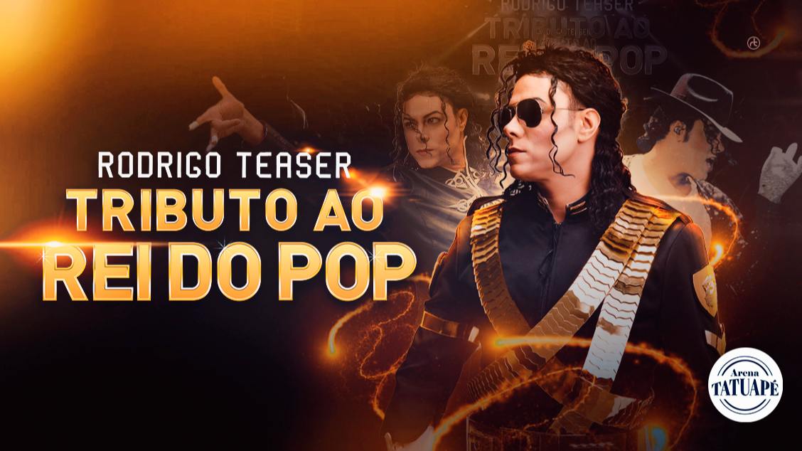 Banner Rodrigo Teaser - Tributo ao Rei do Pop