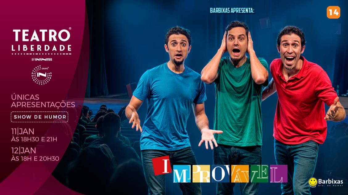 Banner BARBIXAS APRESENTA:  IMPROVÁVEL