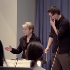 Marin Alsop conducting masterclass