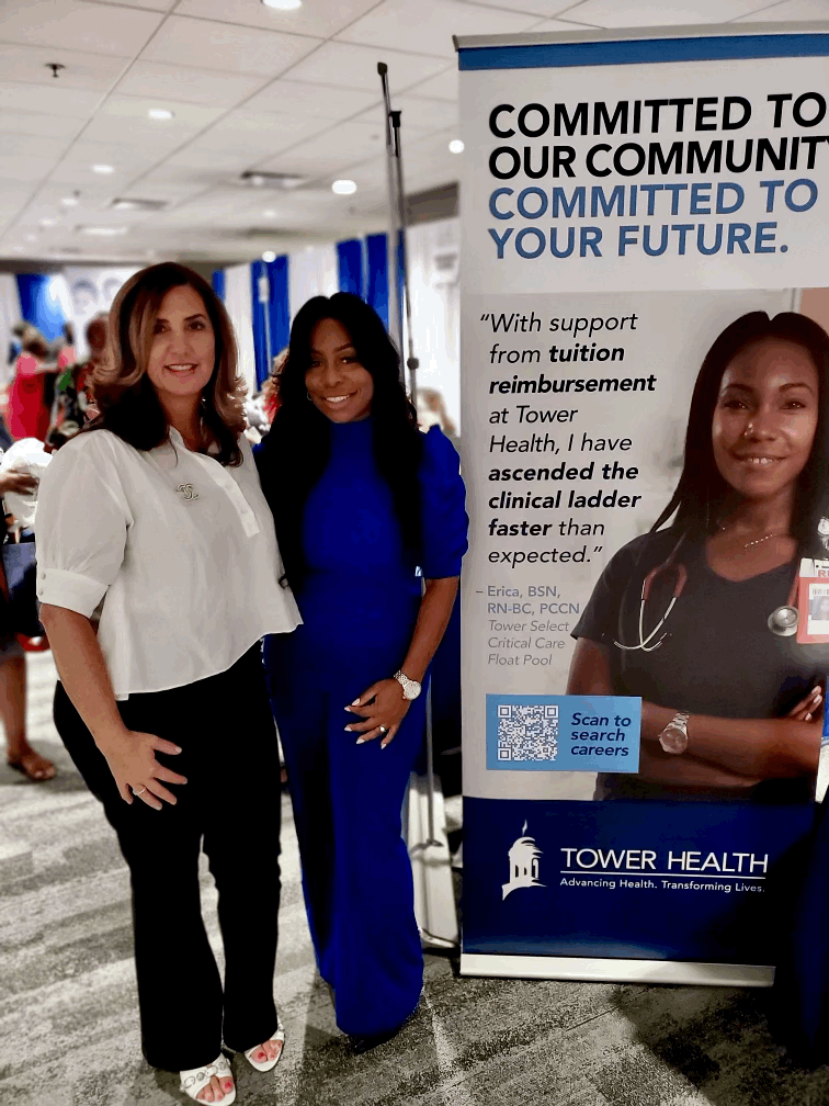 Recruitment team attends the 51st annual Institute and Conference of the National Black Nurses Association, Inc Atlanta Experience with a booth for Tower Health