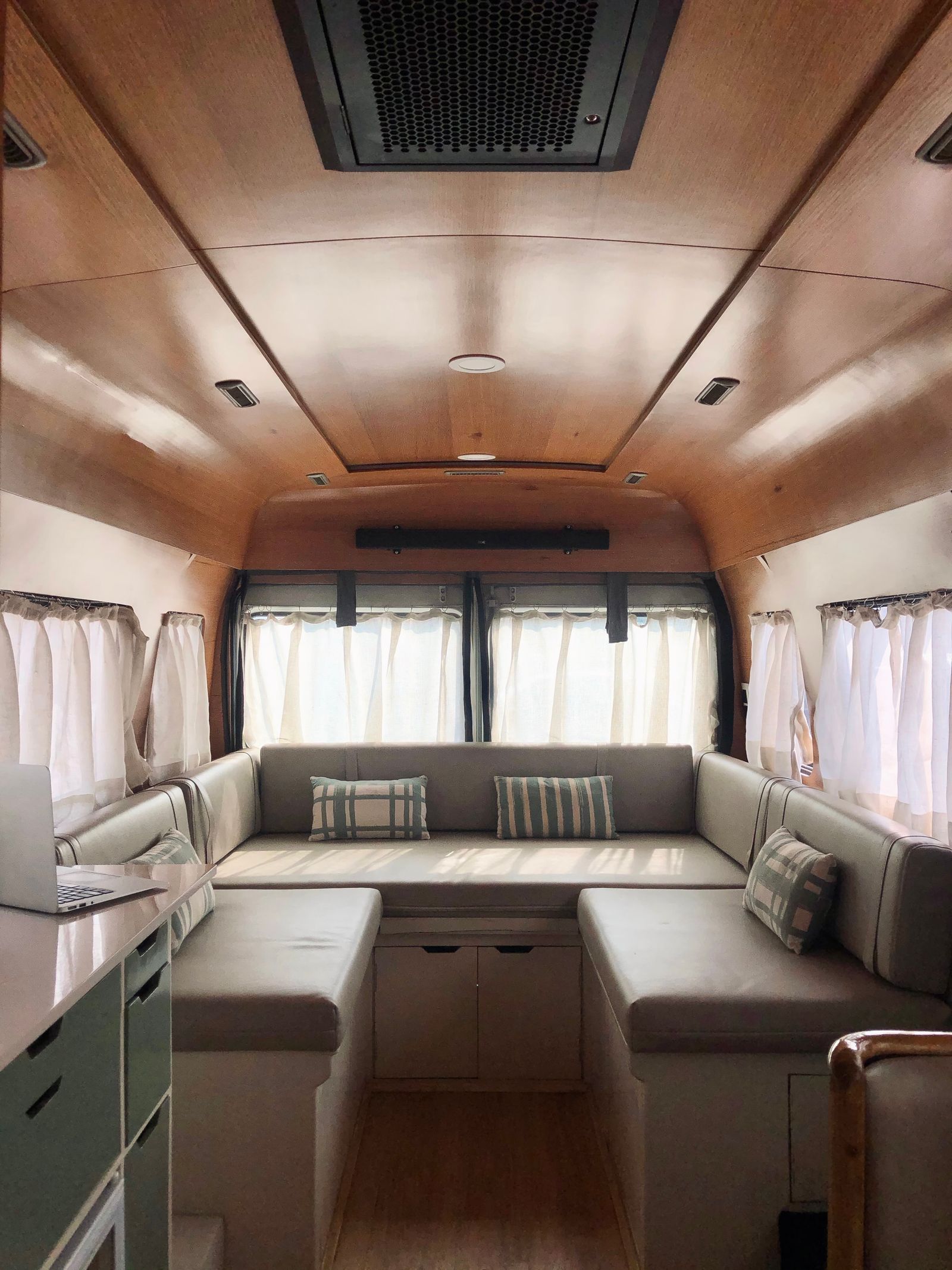 Inside the ‘Roller caravan