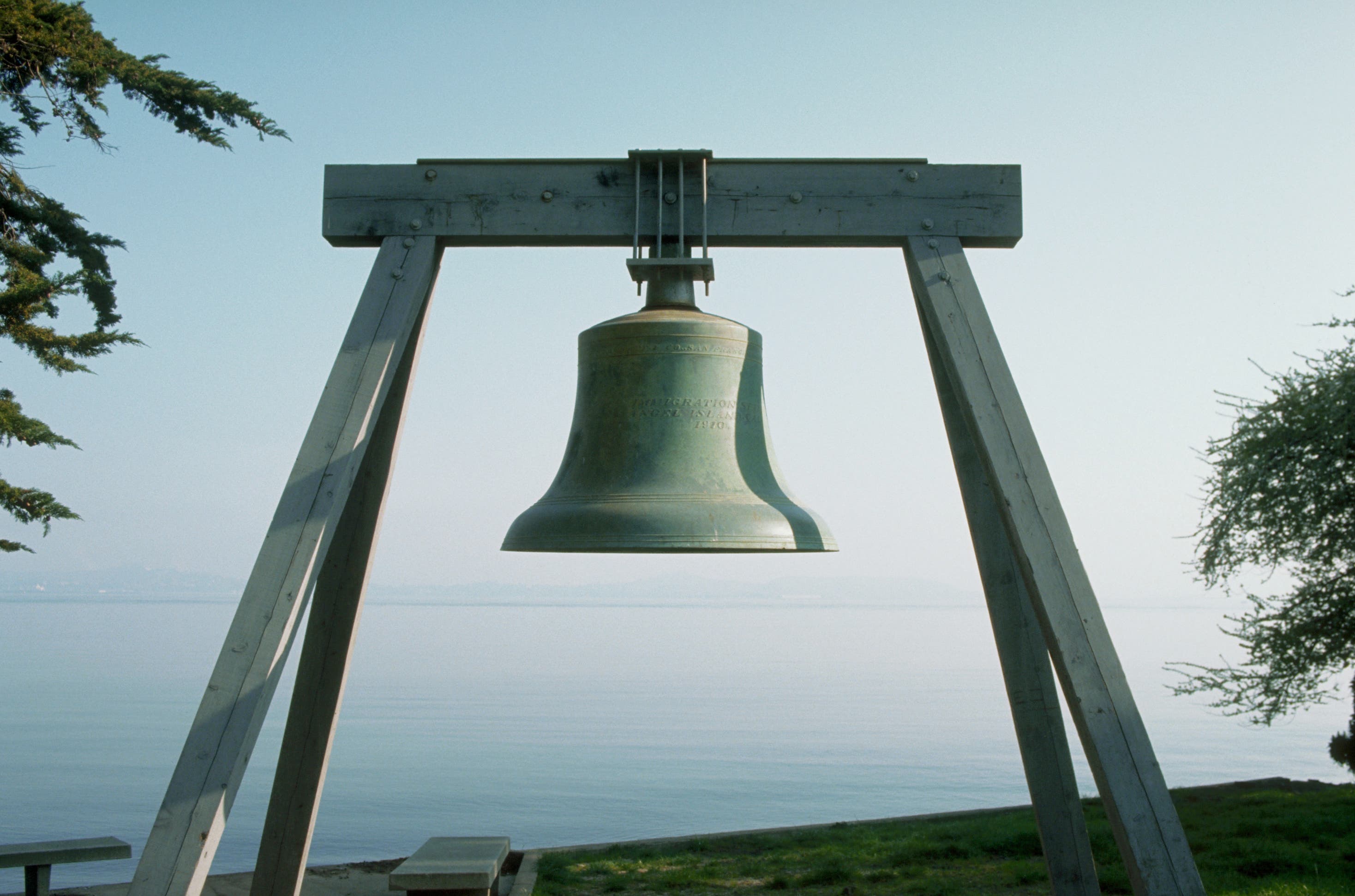 liberty bell, immigration detention center, angel island, immigration