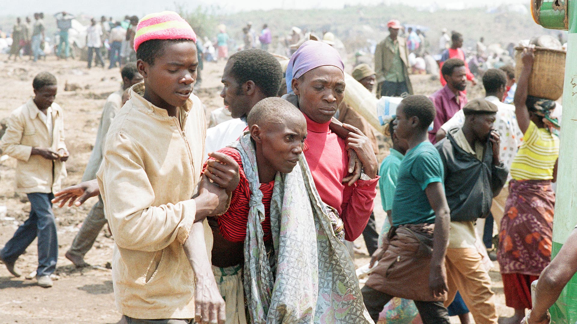 Scenes in Rwanda following the civil war, 30th July 1994.