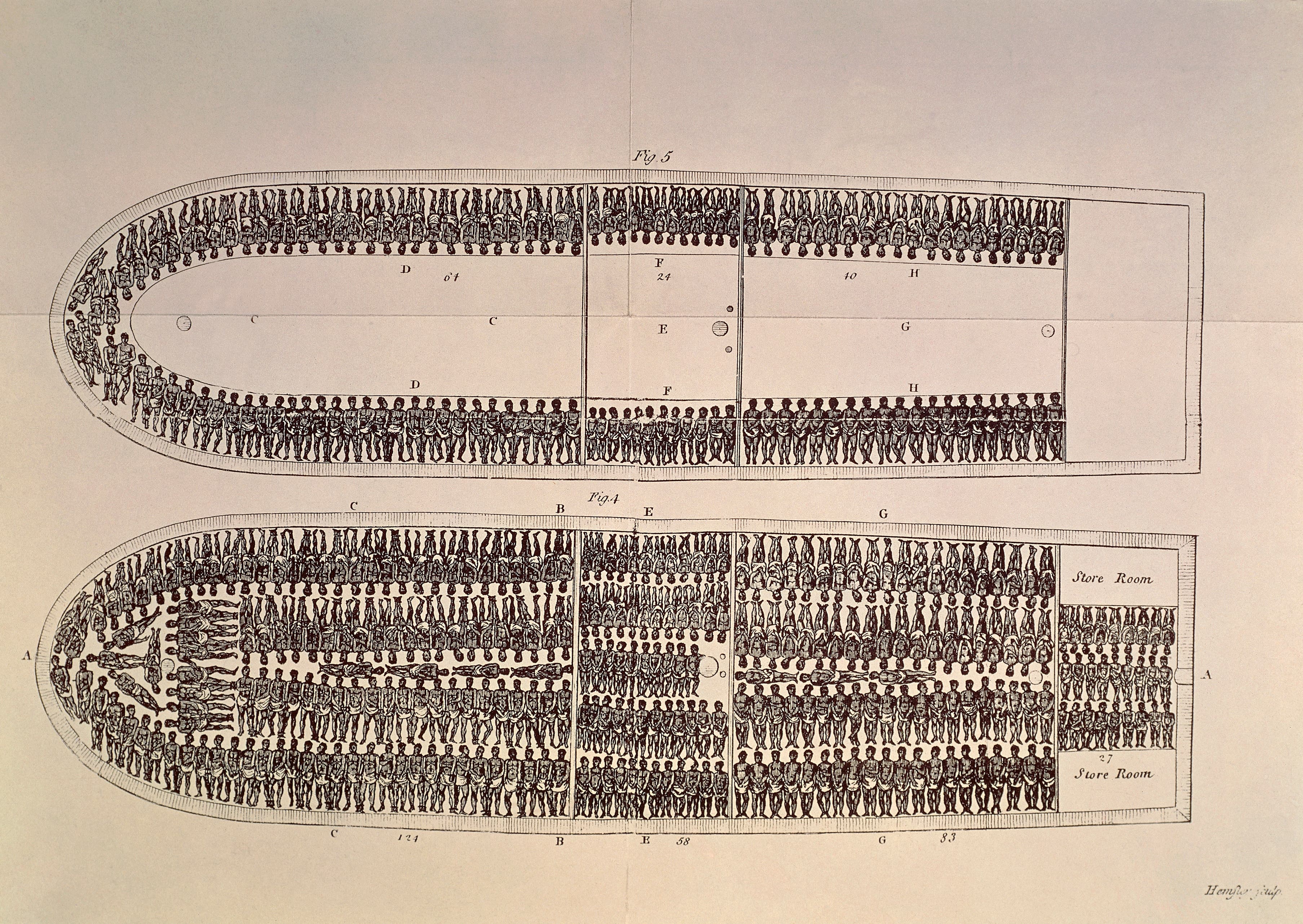 Slave Ship diagram