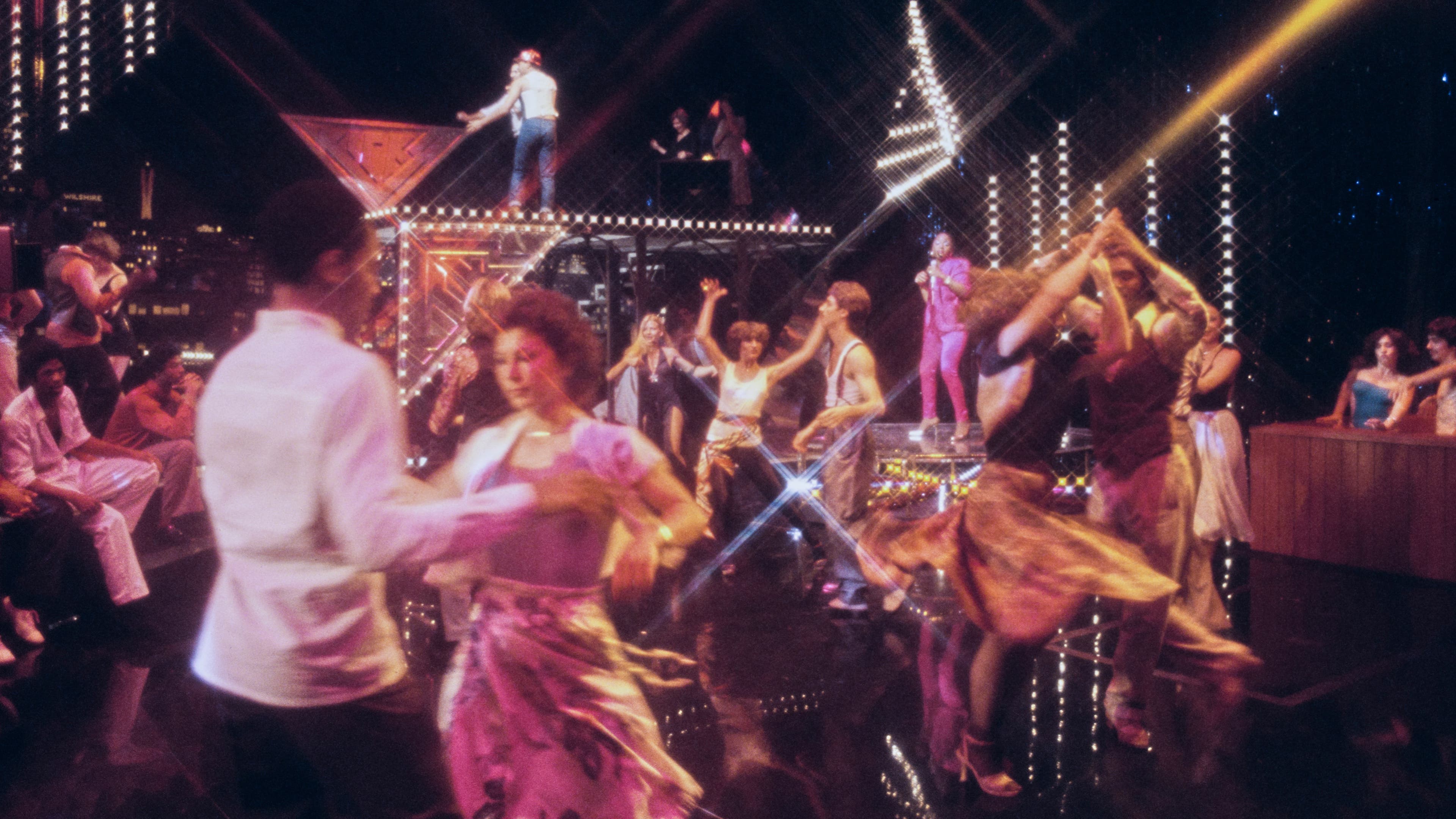 Disco dancers in the 1970s.