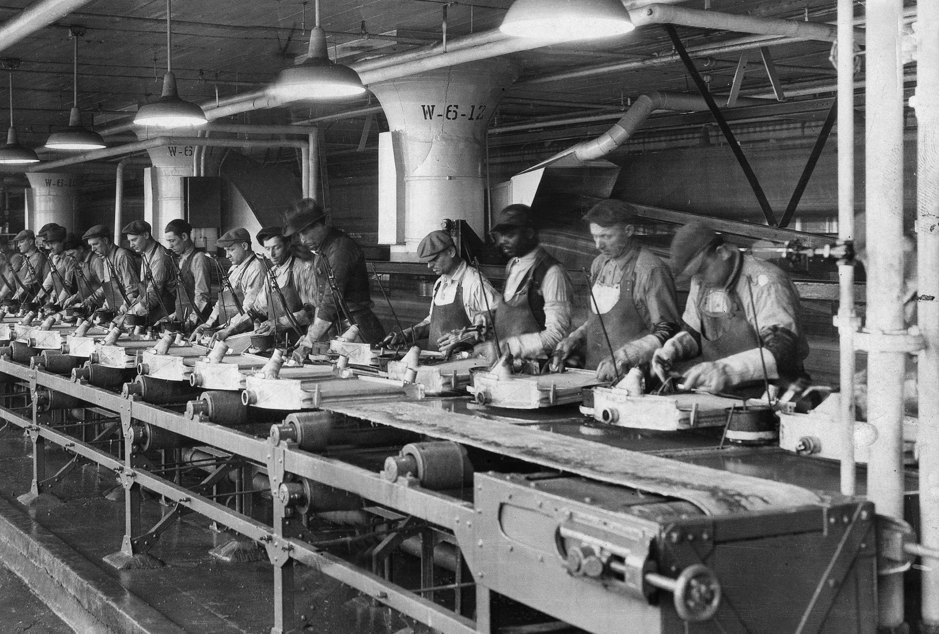 Ford Motor Company production line, 1920s