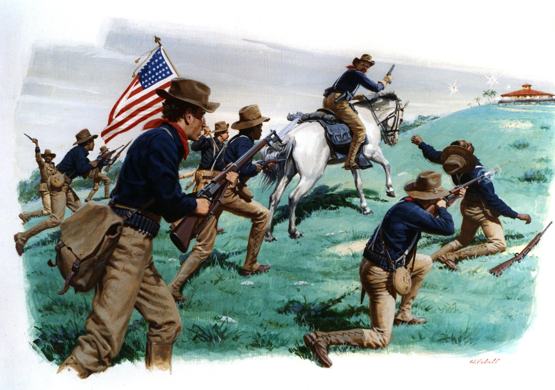 Teddy Roosevelt and the Battle of San Juan Hill, Spanish American War