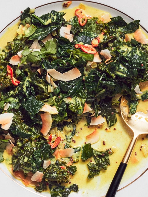 Coconut Creamed Greens.