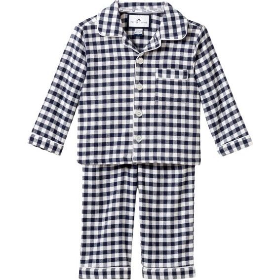 Navy Gingham Pajamas