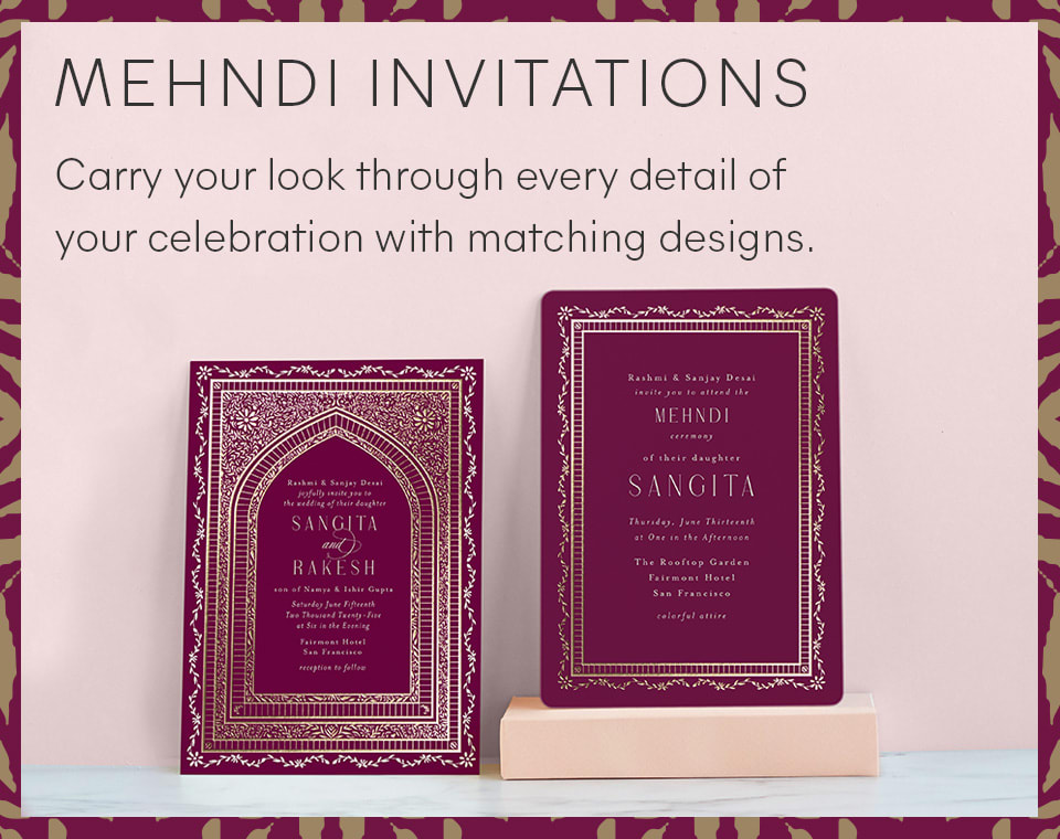 Tablet mehndi Wedding Inv