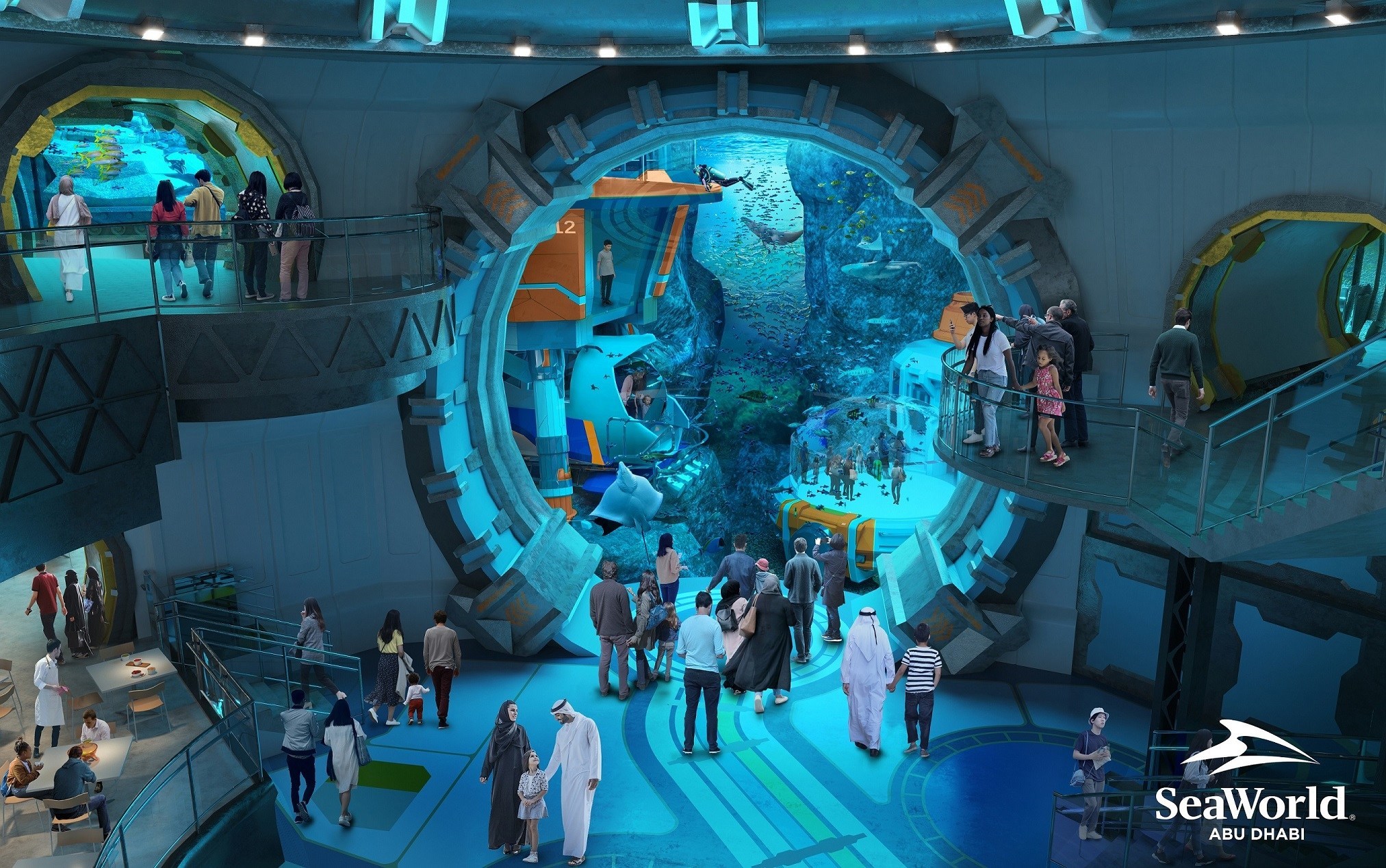 SeaWorld Abu Dhabi will be home to 68,000 marine creatures