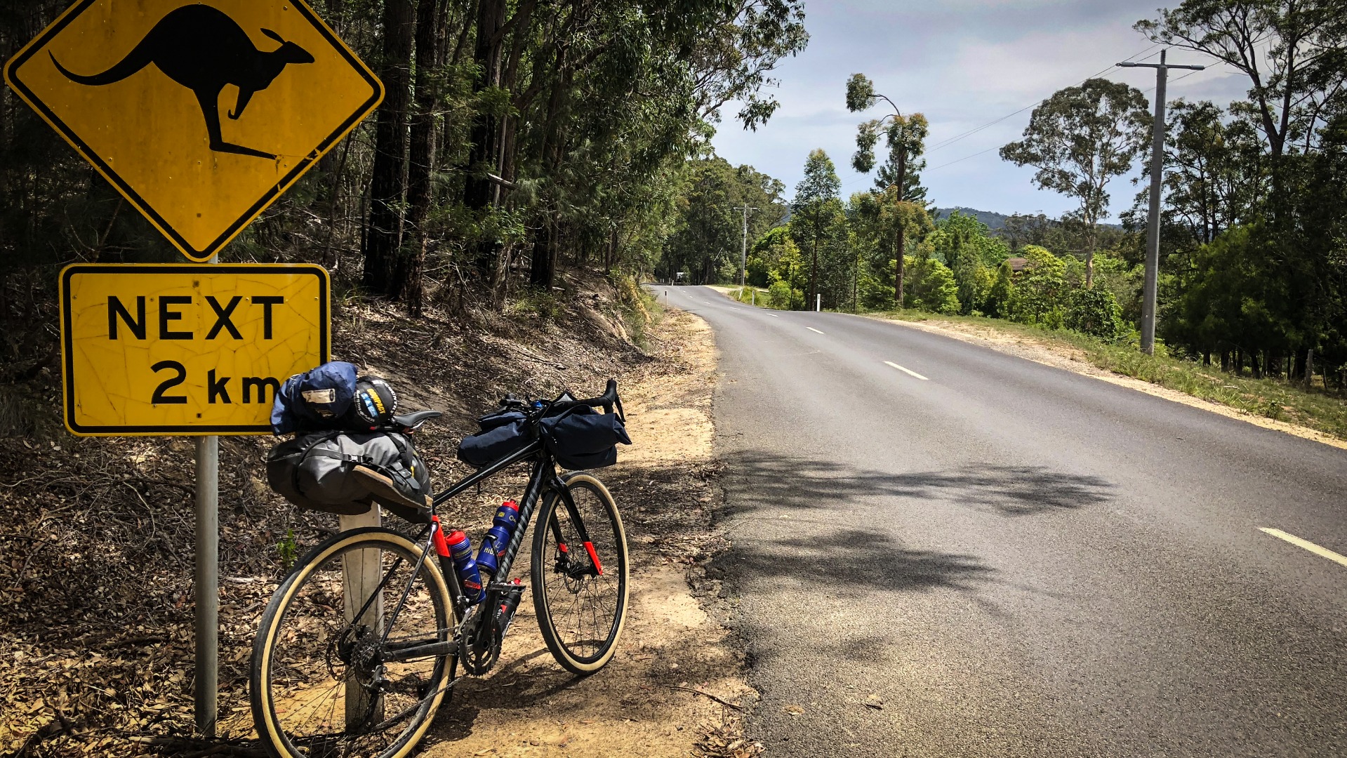 On the road in the south-east corner of Australia