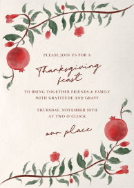 Rimon - Thanksgiving Invitation by Paperless Post