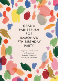 Palette - Birthday Invitation by Rifle Paper Co.