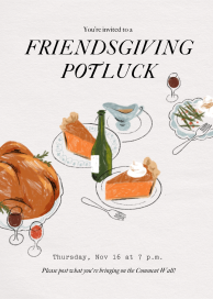 Fall Tablescape - Thanksgiving Invitation by Paperless Post