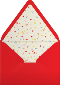 Birthday Confetti - Paperless Post Envelope