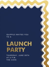 Wiggly Squiggle - Launch Party Invitation by Paperless Post