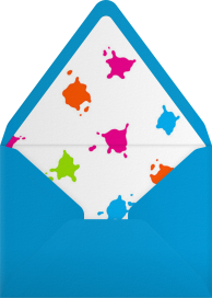 Splat Attack - Paperless Post Envelope