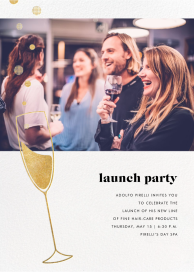 Champagne Flute (Photo) - Launch Party Invitation by Paperless Post