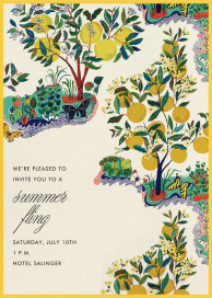 Exuberance - Summer Party Invitation by Schumacher