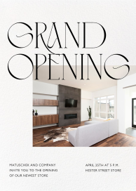 Open Concept (Photo) - Launch Party Invitation by Paperless Post