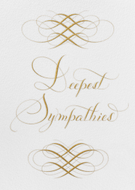 Deepest Sympathies - Sympathy Card by Bernard Maisner