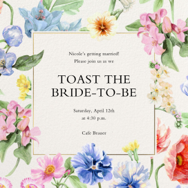 Where Love Blooms - Bridal Shower Invitation by Liberty