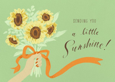 Handful of Sunshine - Sympathy Card by Paperless Post