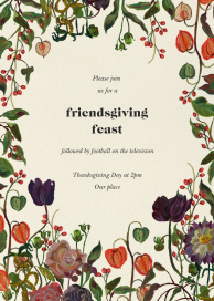 Fete de Jardin - Thanksgiving Invitation by Nathalie Lété