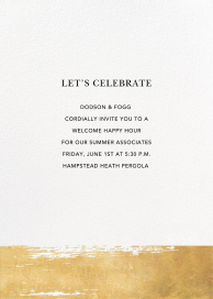 Simple Brushstroke - Launch Party Invitation by Sugar Paper