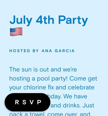 Patriotic Pool Party event details