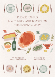 Supper Club - Thanksgiving Invitation by Paperless Post