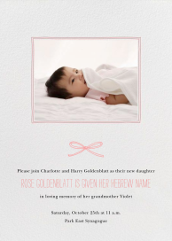 Organic Border - Bris/Baby Naming Invitation by Paperless Post