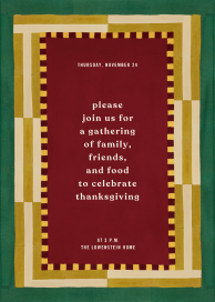 Milla - Thanksgiving Invitation by Lisa Corti