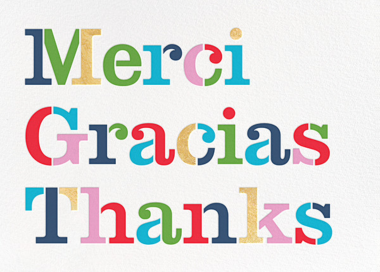 Merci - Thank You Card by kate spade new york