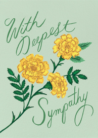 Marigold Sympathy - Sympathy Card by Rifle Paper Co.