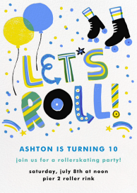 Let's Roll - Birthday Invitation by Hello!Lucky