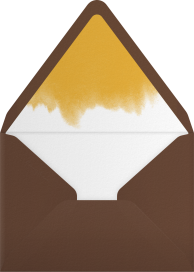 Watercolor Fall Leaves - Paperless Post Envelope