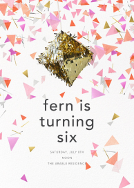 Swing - Birthday Invitation by CONFETTISYSTEM