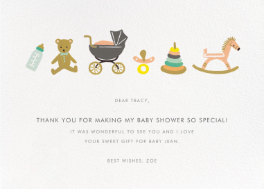 The Baby Basics - Thank You Card by Rifle Paper Co.