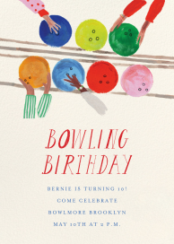 Take a Ball - Bowling Invitation by Mr. Boddington's Studio